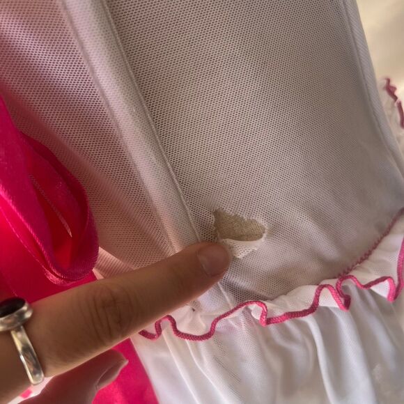 Elegant Moments Insane Sheer heart coquette lace up corset lingerie - Picture 4 of 8